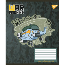 Зошит уч. "YES" 12арк.# /766278/ "War machine" (25/500)