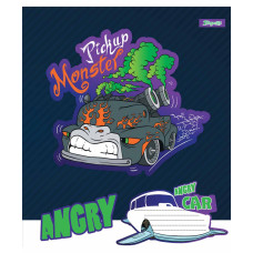 Зошит уч. "1В" 12арк.== /766279/ "Angry car" (25/500)