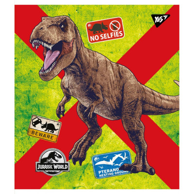Зошит уч. "YES" 18арк.# /766328/ "Jurassic world" (25/400)