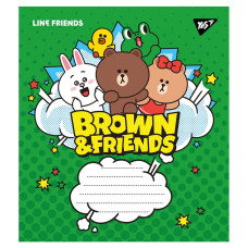 Зошит уч. "YES" 18арк.# /766329/ "Line friends" (25/400)