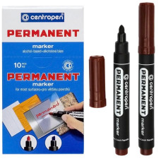 Маркер "Centropen" /8566/07/ перманентний КРУГЛИЙ, коричневий (10/200) Маркер "Centropen" /8566/07/ перманентний КРУГЛИЙ, коричневий (10/200)