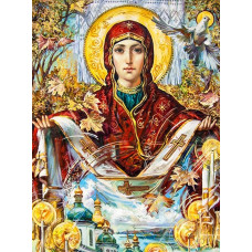 Алмазна мозаїка "Go to art" /177261/ "Свята Покрова" 40*50см (GL)