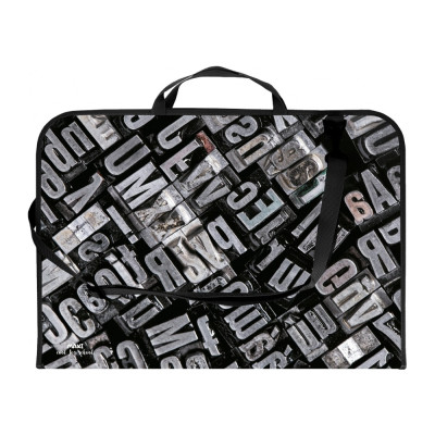 Портфель пластиковий А3 "MAXI" /MX30003-02/ на блискавці з ручкою (1/20)