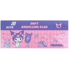 Пластилін восковий "Kite" /HK24-085/  18 кольорів, 360 г. Kuromi Куромі (1/32)