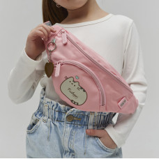 Сумка на пояс "YES" /550148/  SP-35 Pusheen Fatty 32*13*7см (1/50)