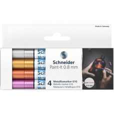 Набір маркерів 4 кол. "SCHNEIDER" /ML01011501/ акрилові, металік Paint-It 0,8 мм Набір маркерів 4 кол. "SCHNEIDER" /ML01011501/ акрилові, металік Paint-It 0,8 мм
