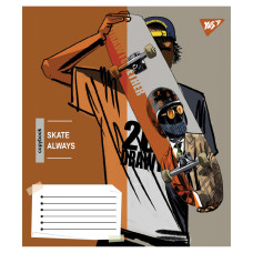 Зошит уч. "YES" 60арк.# /767815/ "Skate is always" (10/160)