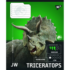 Зошит уч. "YES" 96арк.# /767676/ "JURASSIC WORLD Strength and Power" (5/120)