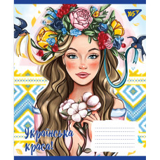 Зошит уч. "YES" 24арк.== /766400/ "Українська красуня" (20/320)