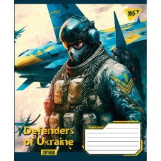 Зошит уч. "YES" 48арк.== /766455/ "Defenders of Ukraine" (10/200)