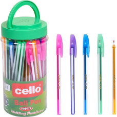Ручка масляна "Cello" /CL-578L/ синя, 50шт в банці (50) Ручка масляна "Cello" /CL-578L/ синя, 50шт в банці (50)