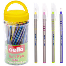 Ручка масляна "Cello" /CL368/ синя, 50шт в банці (50) Ручка масляна "Cello" /CL368/ синя, 50шт в банці (50)