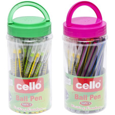 Ручка масляна "Cello" /CL368/ синя, 50шт в банці (50)
