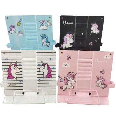 Підставка для книжок металева "JO" /6164-B/ "Unicorn Єдиноріг" 21*21см (1/12/48)