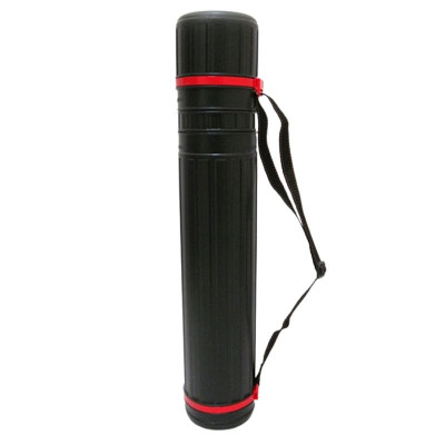 Тубус для креслення розсувний "7680DSCN" "HT-606"d=10 (65-110) Чорний (24)