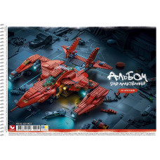 Альбом для малювання "Школярик" А4/20арк./PB-SC-020-8027/ спiраль, 120г/м2, ВД-лак (9/90)