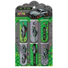 Закладки-магнітні "Kidis" /13218/ Supercar 6шт на планшеті (1/45)
