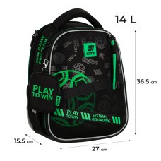 Рюкзак "Kite" /K25-555S-2/ Education 555 Play&Win (1/4) Рюкзак "Kite" /K25-555S-2/ Education 555 Play&Win (1/4)
