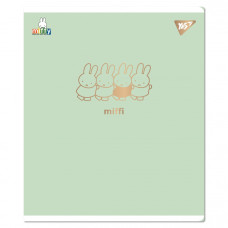 Зошит уч. "YES" 12арк.== /767507/ "Gold Miffy" софт.тач., фольга золото (10/250)