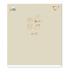 Зошит уч. "YES" 18арк.== /767529/ "Gold Miffy" софт.тач., фольга золото (10/200)