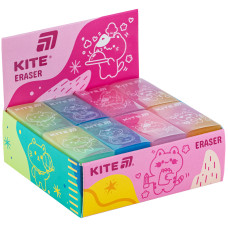 Гумка "Kite" /K24-143/ Jelly cat, мікс (24)