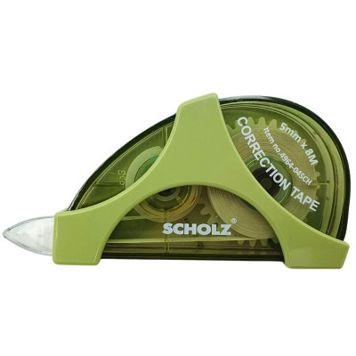 Коректор стрічковий "SCHOLZ" /4964-04SCH/ 5мм х 8м, зелений (1/24/576)