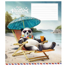 Зошит уч. "Школярик" 12арк.# /3318K/ "Cool vacation" ВД-лак (нейт) (30/300)