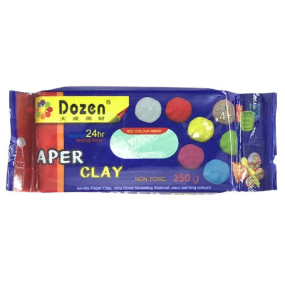 Паста для моделювання "Dozen" /PLC-250-G/  250г зелена (1/72/)