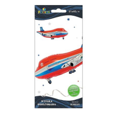 Кулька фольгована "Pelican" /836035/ літак червоний, 81см (1/10) Кулька фольгована "Pelican" /836035/ літак червоний, 81см (1/10)