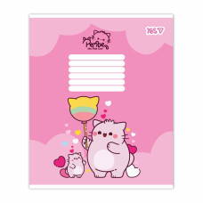 Зошит уч. "YES" 12арк.// /769089/ "Pembe the cat" (25/500)