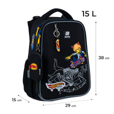 Рюкзак "Kite" /HW25-531M/ Education 531 Hot Wheels (1/4)