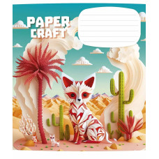 Зошит уч. "Школярик" 12арк.# /3354K/ "Paper craft" виб.УФ-лак (дівчинка) (30/300)