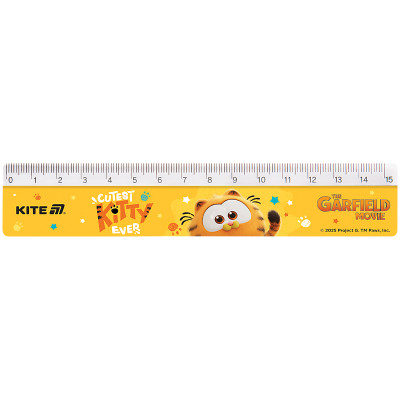 Лінійка 15см пл. "Kite" /GF25-090/ Garfield THEATRICAL 2024 (1/100)