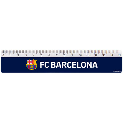Лінійка 15см пл. "Kite" /BC25-090/ FC Barcelona (1/100)