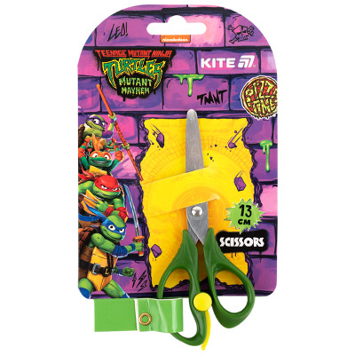 Ножиці дитячі "Kite" /NT25-129/  з пружиною, 13см TMNT Tales of the TMNT (1/24)