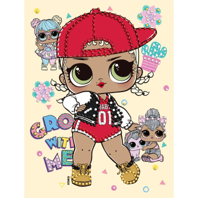 Алмазна мозаїка "Ідейка" /AML1196/ "LOL Surprise! SWAG" 15*20см на картоні