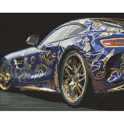 Алмазна мозаїка "Ідейка" /AMO8183/ "Вишукана машина" 40х50см