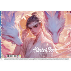 Альбом для малювання "Star" А4/30арк./PB-SC-030-8538/ спіраль, 100г/м2, УФ-лак (9/81)