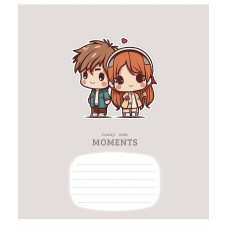 Зошит уч. "Школярик" 12арк.# /3267K/ "Fany cute moment" виб.УФ-лак (дівчинка) (30/300)