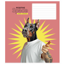 Зошит уч. "Школярик" 12арк.== /3006L/ "Positive space" (нейт) (30/300)