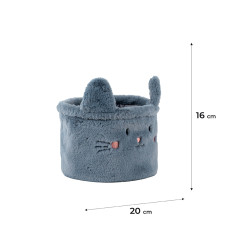 Кошик для зберігання "Kite" /K24-3100S-2/ Cute Cat 20х16 см, плюшевий