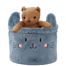 Кошик для зберігання "Kite" /K24-3100S-2/ Cute Cat 20х16 см, плюшевий