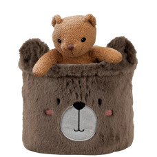 Кошик для зберігання "Kite" /K24-3100S-3/ Sweet Bear 20х16 см, плюшевий