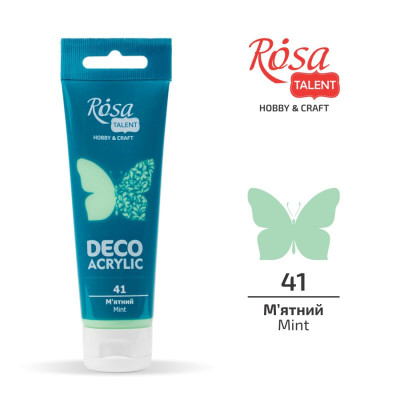АКРИЛ для декору "ROSA TALENT" /41/ М'ятний, матовий, 75 мл (1/4)