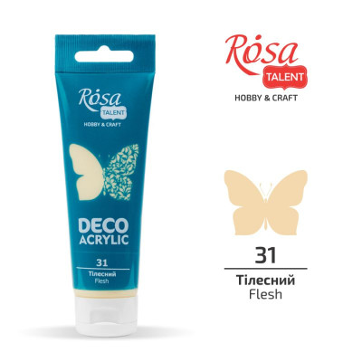 АКРИЛ для декору "ROSA TALENT" /31/ Тілесний, матовий, 75 мл (1/4)