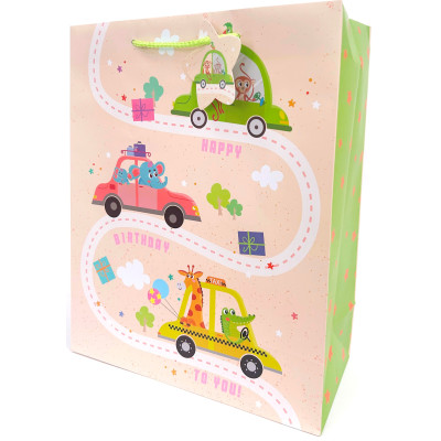 Пакет подарунковий "Art studio of Happines" 26х32х12 см /GB-24037/ мат.лам. (10)