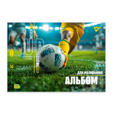 Зошит для малювання А4/28арк "YES" /130609/ скоба, з перфорацією Football (4/96)