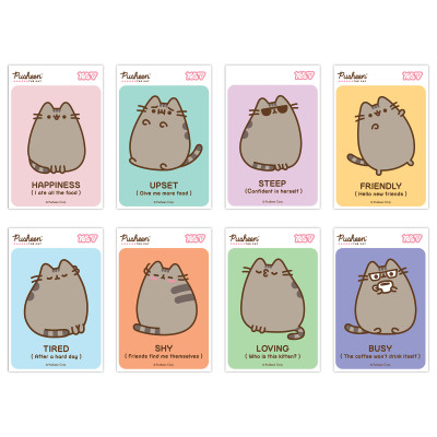 Блокнот А7/48 # склейка "YES" /152570/ Pusheen (1/40/320)