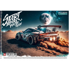 Альбом для малювання "Школярик" А4/30арк./PB-SC-030-8018/ спіраль, 120г/м2, УФ-лак (9/63)