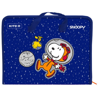 Портфель А4 на блискавці 1 від. "Kite" /SN21-202/ "Snoopy" (1/30/120)